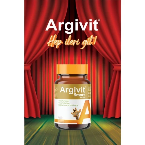 Argivit Smart Tablet 30 Tablet - Fosfatidilserin, Kolin, L-Arginin, Multivitamin ve Multimineral - Resim 4