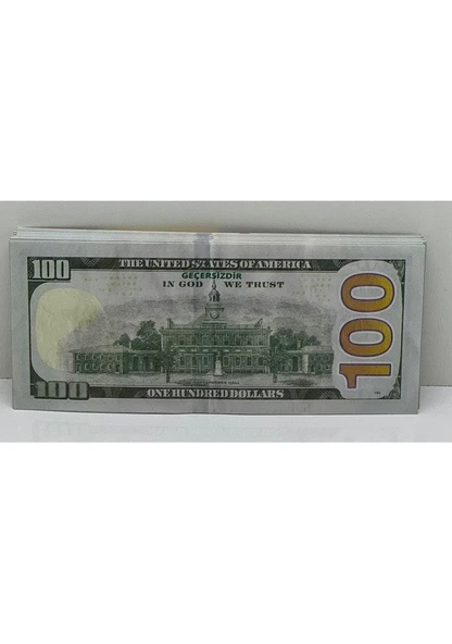 Wonder Man 100 Adet 100 Dolar Geçersiz Şaka Parası Düğün Nişan Sünnet Video Çekim Parası - Resim 2