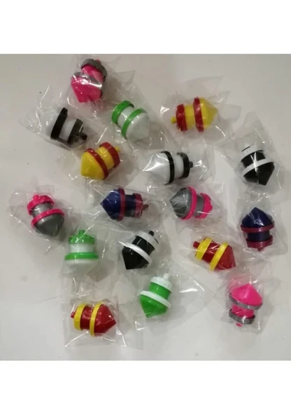 48 Adet Plastik Topaç Çocuk Oyuncak Çok Ucuz ürün görseli 1