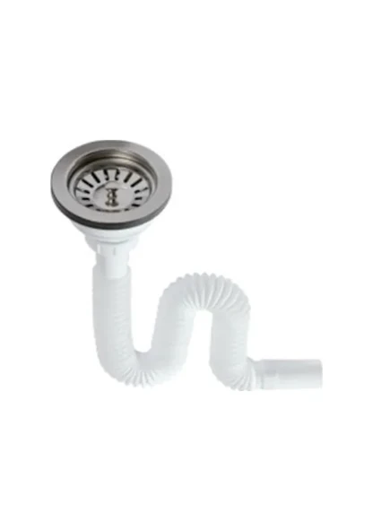 Lavabo Sifonu Geniş Ağızlı Lavabo Gider Borusu Kaliteli ürün görseli 1