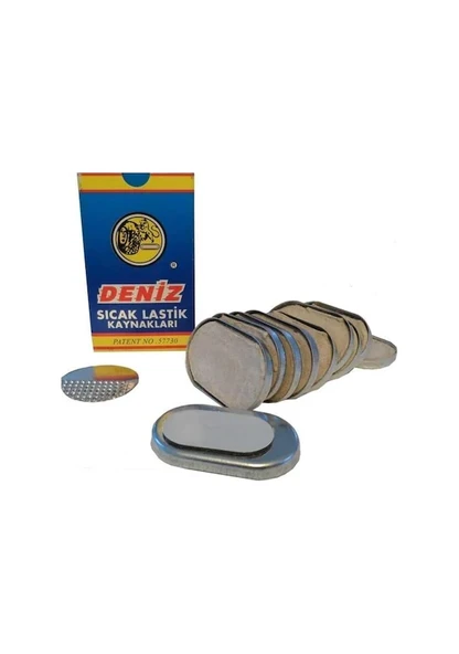 Deniz Sıcak Kaynak Yama 10 Lu Traktör Motorsiklet Bisikler Lastik Tamiri ürün görseli 1