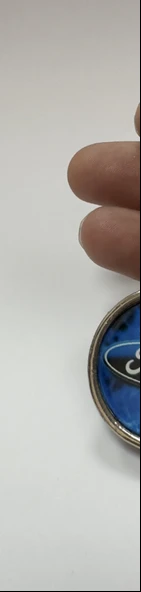 Ford Logolu Damla Metal Anahtarlık Çift Yönlü (1 ADET) ürün görseli