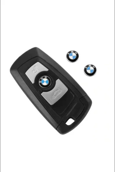 BMW Araç Anahtar Logo Amblemi (11mm)  4 Adet DAMLA ETİKET - Resim 2