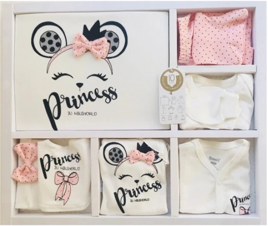 PRINCESS 10'LU KIZ ZIBIN SETİ ürün görseli