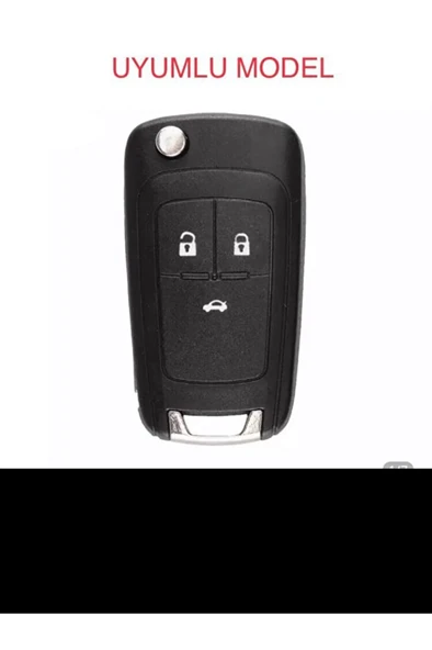 Astra Insignia Corsa 3 Tuş Silikon Anahtar Koruma Kılıfı Mavi Renk - Resim 2