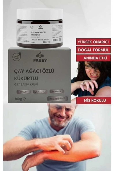 esfabey Neşe Natural Çay Ağacı Özlü Kükürtlü Krem 100g - Resim 2