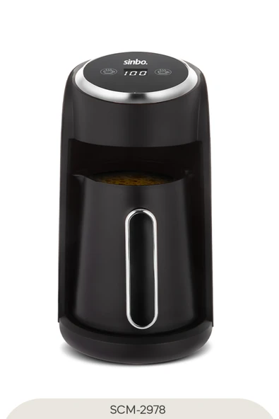 Sinbo SCM-2978 Otomatik Kahve Makinesi Krom Renk - Resim 2