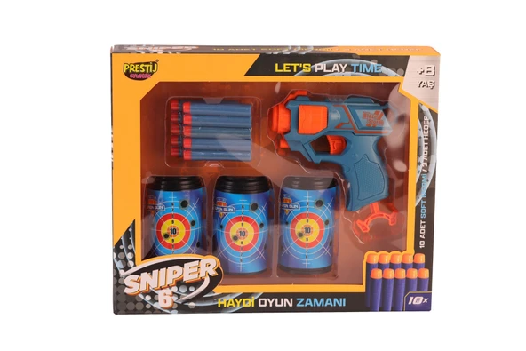 FAB 5909 KUTULU 3 HEDEFLİ SNİPER 6 DART ATICI ürün görseli