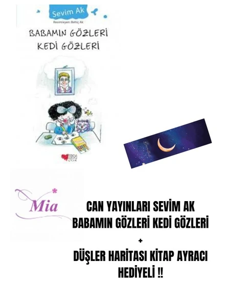 CAN YAYINLARI SEVİM AK BABAMIN GÖZLERİ KEDİ GÖZLERİ ürün görseli