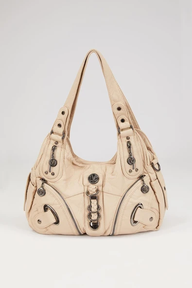 Metal Detaylı Omuz Askılı Kadın Çanta 930263 - Resim 2