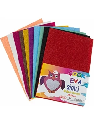 Çook 20x30 Simli Eva 10 Renk Karışık ürün görseli 1