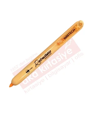 Wrıtech W-805s Basmalı Fosforlu Kalem Pastel Açık Turuncu 15326032 ürün görseli 1