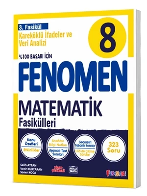 Fenomen Yay.-8.sınıf Matematik 3.fasikül 2425 ürün görseli 1