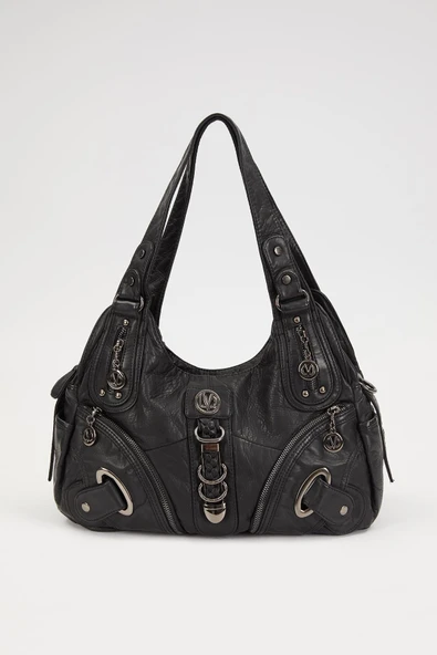 Metal Detaylı Omuz Askılı Kadın Çanta 930263 - Resim 6