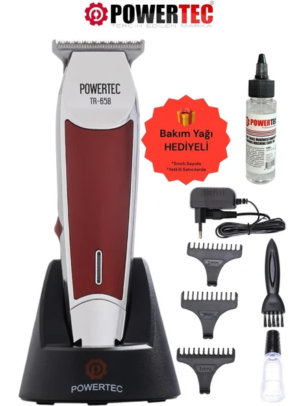 Powertec TR-658 Profesyonel Sakal-Ense Tıraş Makinesi ürün görseli