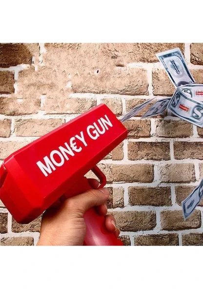 Otomatik Para Fırlatma Saçma Tabancası Yılbaşı Oyunları Yılbaşı Parti Malzemeleri Eğlenceli Tabanca - Resim 2