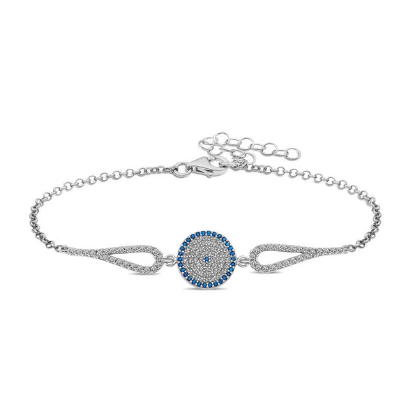 925 Ayar Gümüş Nazar Bileklik T5269 (770770) ürün görseli 1