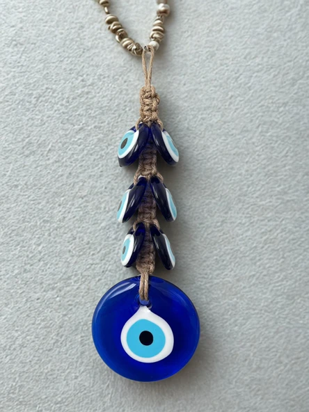 NEVCE STORE Nazar Boncuğu Duvar Süsü Büyük Boy Hediyelik Şık Ev Ofis Aksesuarı Dekoratif - Resim 4