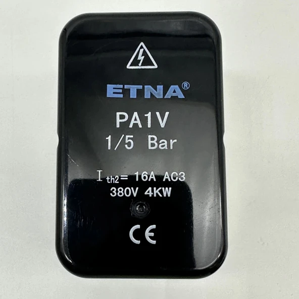 Etna Basınç Şalteri PA-1 1Bar - 5Bar  380V 1/2 - Resim 3