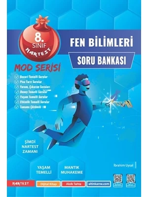 Nartest Yay.-8.sınıf Mod Fen Bilimleri Soru Bankası 2425 ürün görseli 1
