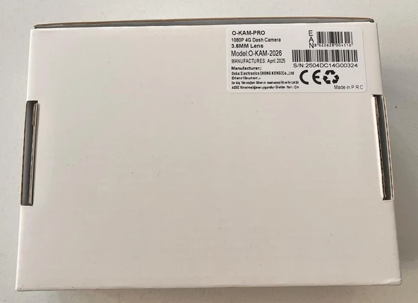 O-Kam 128GB Araç Içi Kamera Uzaktan Araç Kamerasını İzleme 1080P Kamera Gps +1 Yıl 4G İnternet - Resim 11