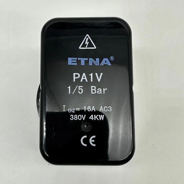 Etna Basınç Şalteri PA-1 1Bar - 5Bar  380V 1/2 - Resim 4