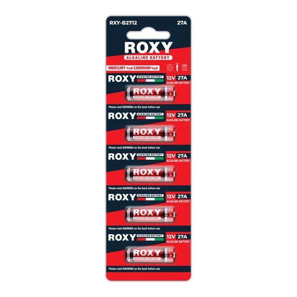 27A 12V Beşli Alkalin Pil 5 Li Paket (770770) ürün görseli 1