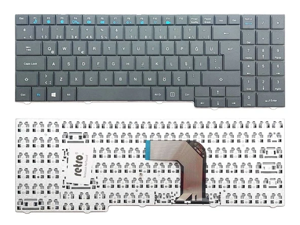 Casper MB51 ile Uyumlu Notebook Klavyesi - Siyah - TR ürün görseli 1