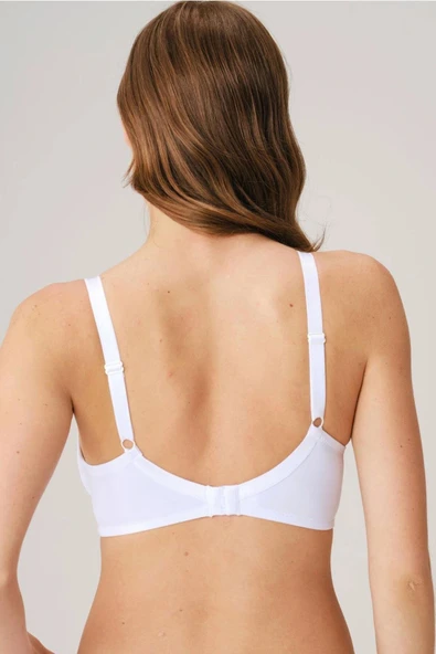 MDB MdbShop Balensiz Desteksiz Dolgusuz Toparlayıcı Günlük Klasik Küçültücü Sütyen - Resim 2