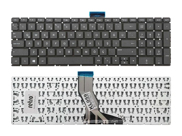 Hp Pavilion 15-BS Serisi ile Uyumlu Notebook Klavyesi - Siyah - TR ürün görseli 1