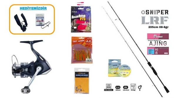 Fujin Sniper 205 cm 0.8–8 gr & Shimano Catana 1000 FE LRF Seti ürün görseli