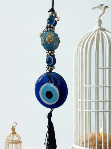 NEVCE STORE Nazar Boncuğu Duvar Süsü Hediyelik Şık Ev Ofis Aksesuarı Dekoratif ürün görseli