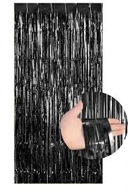 Siyah Masa Örtüsü, Siyah Masa Eteği, 2 Adet Siyah Arka Fon - Resim 2