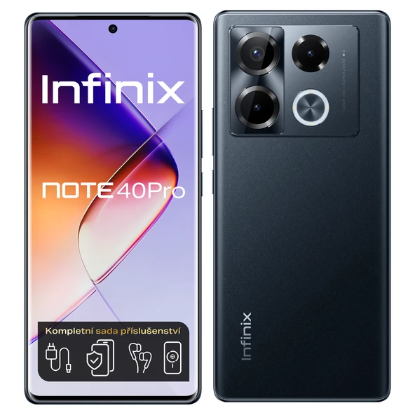 Infinix Note 40 Pro 256 GB Siyah (İthalatçı Türkiye Garantili) ürün görseli