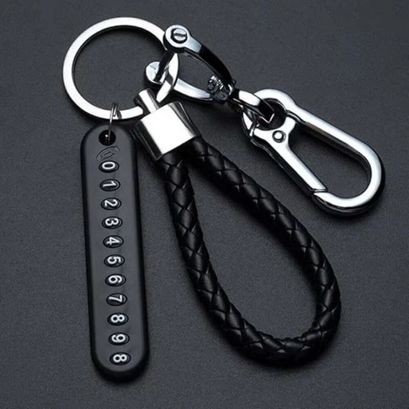 Anahtarlığa TakılabilenTelefon Numarası Etiketli Numaratörlü Anahtarlık (5358) ürün görseli