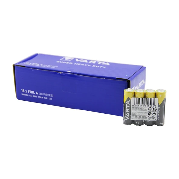 VARTA  KALEM  PİL  AA   60PCS (5358) ürün görseli 1