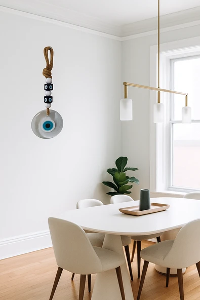 NEVCE STORE Nazar Boncuğu Duvar Süsü Büyük Boy Hediyelik Şık Ev Ofis Aksesuarı Dekoratif ürün görseli