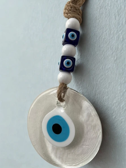 NEVCE STORE Nazar Boncuğu Duvar Süsü Büyük Boy Hediyelik Şık Ev Ofis Aksesuarı Dekoratif - Resim 5
