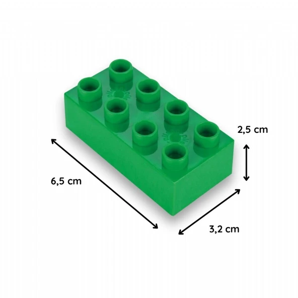 03 555 Sinerjim 6 RENKLİ TUĞLA BLOKLAR - Resim 3