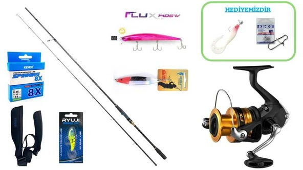 Ryuji Terminator 270 cm 4–35 gr & Shimano FX 4000 FC Spin Seti ürün görseli