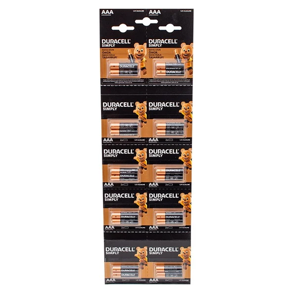 1.5V İnce AAA 20'li Alkalin Pil LR03/MN20 (770770) ürün görseli 1