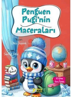 Penguen Pugi'nin Maceraları 10 Kitap (1. Sınıflar İçin) - Yuva Yayınları ürün görseli 1