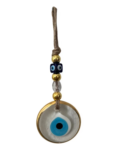 NEVCE STORE Nazar Boncuğu Duvar Süsü Büyük Boy Hediyelik Şık Ev Ofis Aksesuarı Dekoratif - Resim 3