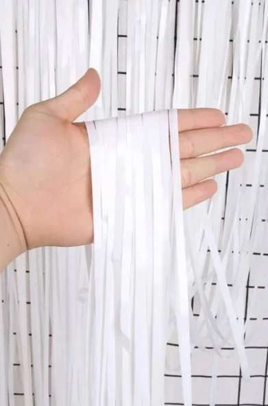 Soft Beyaz Renk Duvar ve Kapı Perdesi 90x200 cm (5358) - Resim 2