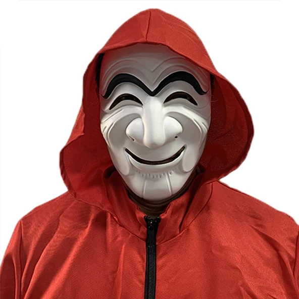La Casa De Papel Kore Mask - Para Heist Maskesi - Dali Maskesi (5358) ürün görseli 1