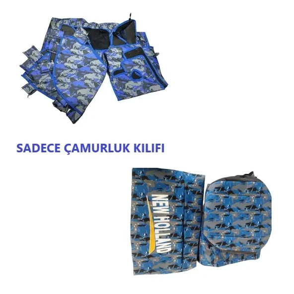 New Holland TD 5.90-TD 5.100 Tarla Tipi Traktör Kılıfı Branda - Resim 4