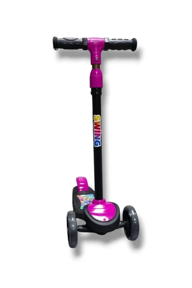 SWİNG SCOOTER PEMBE IŞIKLI - Resim 2