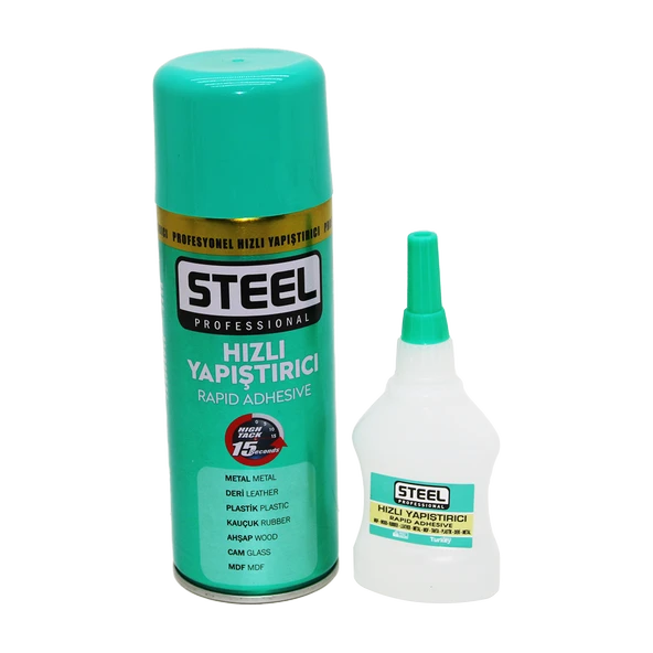 STEEL 400ML+60GR BÜYÜK HIZLI YAPIŞTIRICI (5358) ürün görseli 1