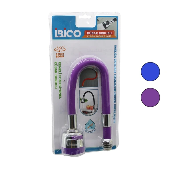 METAL - RENKLİ SİLİKON KAPLI KUBAR - BATARYA BORUSU TOPAÇ BAŞLIK= KADEMELİ 360 DERECE YAYLI VAKUMLU AMBALAJ (5358) ürün görseli 1