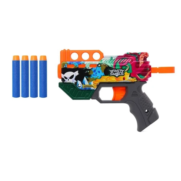 DESENLİ DART ATAN TABANCA 4 LÜ -MGA - Resim 2